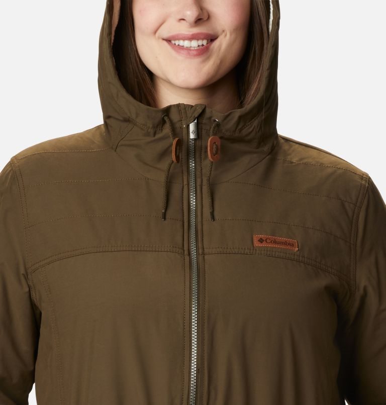 Women's Columbia Chatfield Hill Jackets Dark Brown | Plus Size CA-QLC58